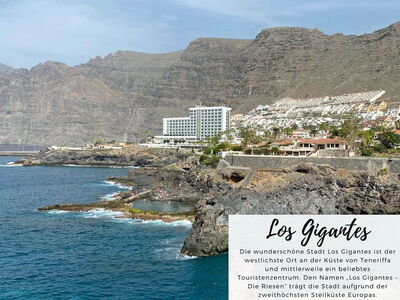 Playa de Los Gigantes – schwarzer Vulkansand und ruhiges Wasser